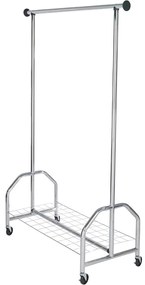 Appendiabiti mobile in metallo color argento Profi - Wenko