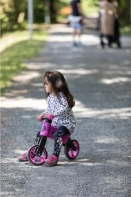 Funny Wheels - Bici senza pedali 2 in 1 RIDER SUPER SPORT rosa/nera