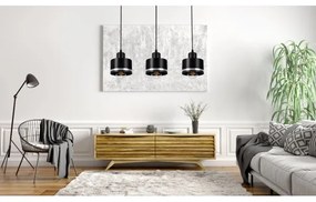 Lampadario a sospensione con filo BODO SILVER 3xE27/60W/230V