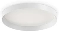 Plafoniera Moderna Fly Alluminio-Materie Plastiche Bianco Led 26W 4000K D45Cm