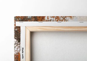 Quadro su tela – Fiume nel mezzo della natura autunnale