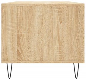 Tavolino da Salotto Rovere Sonoma 90x49x45 cm Legno Multistrato