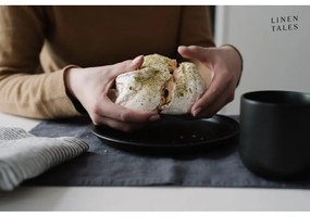 Tovaglietta di lino grigio scuro, 35 x 45 cm Dark Grey - Linen Tales