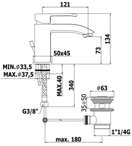 Paffoni Level Les071st Miscelatore Lavabo Con Leva Standard Senza Piletta Steel Looking Acciaio