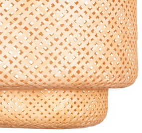 Lampadario a sospensione con filo BERTA 1xE27/20W/230V diametro 50 cm bambù