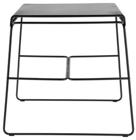 Tavolo da pranzo in metallo nero 58x75 cm A-Café - Zone