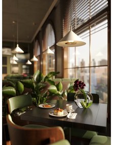 MAXLIGHT P0505 - Lampadario LED a sospensione con filo VULCANO LED/5W/230V diametro 30,5 cm bianco