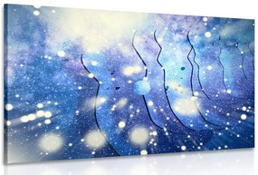 Stampa su tela – Astrazione del movimento delle stelle