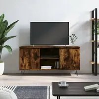 Mobile Porta TV Rovere Fumo 104x35x50 cm in Legno Multistratocod mxl 82097