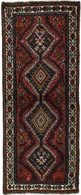 Shiraz Tappeto persiano 80 x 200 Rosso (Iran) Annodato A Mano