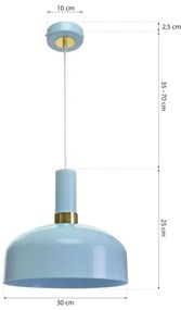 Lampadario a sospensione con filo MALMO 1xE27/60W/230V