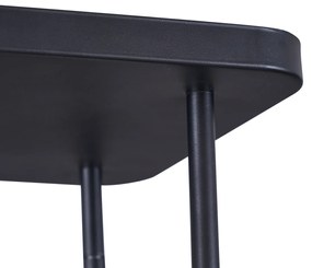 Faretto da soffitto arrotondato nero GU10 35mm 4 luci orientabile e inclinabile - Kate