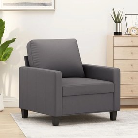 Poltrona Grigia 60 Cm İn Similpelle /