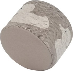 Organizzatore in cotone beige Anatra, ø 16 cm - Kindsgut