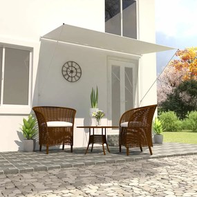Tenda Da Sole Retrattile 350x150 Cm Crema /