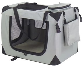 Trasportino Per Cani İn Nylon 70x52x50 Cm Grigio 11072 /