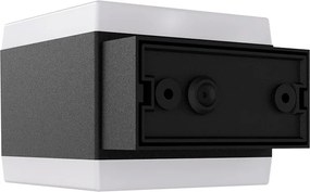 Applique LED 12W Cubica per esterni a Luce Diffusa IP54 Nera Colore Bianco Naturale 4.000K