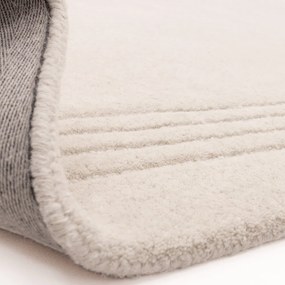 Tappeto in lana avorio tessuto a mano 200x290 cm Orlo Ivory - Asiatic Carpets