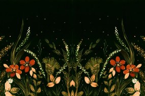 Carta da parati – Ornamento floreale