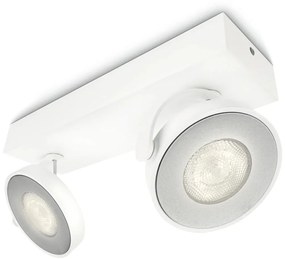 Philips myLiving Faretto LED Clockwork 2x4,5 W Bianco 531723116