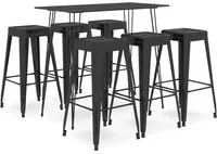 Set da Bar 7 pz Nero 3057387