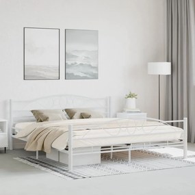 Giroletto Bianco İn Metallo 180x200 Cm /