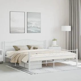 Giroletto Bianco İn Metallo 180x200 Cm /