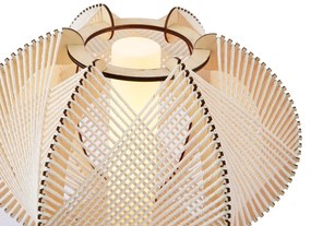 Lampada da tavolo Japandi beige 32 cm - Gertie