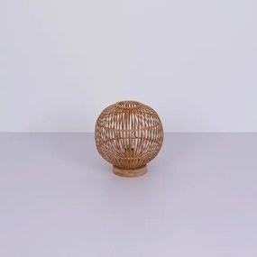 Globo 15368T - Lampada da tavolo HILDEGARD 1xE27/60W230V bambù