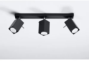 Faretto MERIDA 3 3xGU10/40W/230V nero