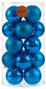 Set di palline di Natale Azzurro PVC (12 Unità)