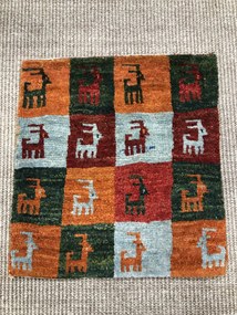 Gabbeh Tappeto persiano 40 x 40 (Iran) Annodato A Mano