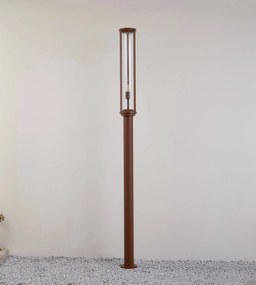 Lucande lampada da esterno Alivaro, color ruggine, 220 cm, E27, IP65