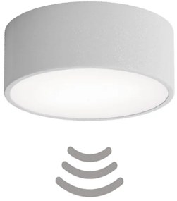 Plafoniera con sensore CLEO 1xE27/40W/230V d. 20 cm grigio