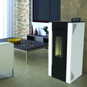 Stufa a pellet canalizzata Gioia 10.3 kW bianco