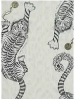 Clarke & Clarke Carta da parati Tigris - Monochrome