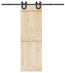 Kit Di Binari Per Porte Scorrevoli 200 Cm Acciaio Nero /