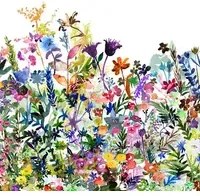 Rebel Walls Carta da parati panoramica May Meadow - bunt