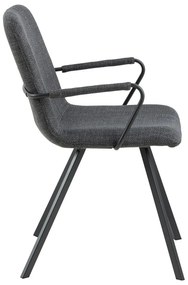 Sedie da pranzo grigio scuro in set di 2 Selina - Actona