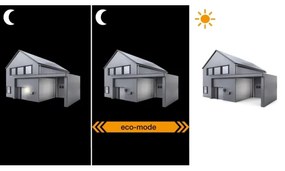 Steinel 065782 - Lampada da esterno con sensore crepuscolare 1xE27/60W/230V IP44