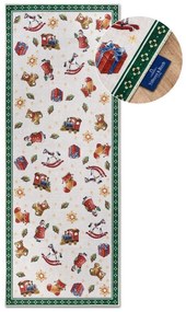 Runner verde con motivo natalizio 80x200 cm Green Christmas - Villeroy&amp;Boch