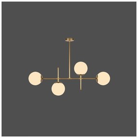 Lampada a sospensione di colore oro, altezza 57 cm Kruva - Squid Lighting