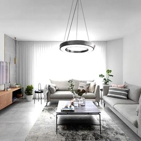 Lampadario LED a sospensione con filo LED/30W/230V 4000K diametro 60 cm