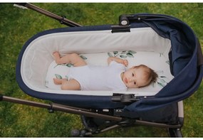 Lenzuolo Sleepee We Care per carrozzine, lettini e culle Pois grigi/grigio pastello