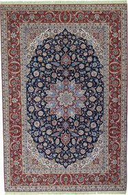 Isfahan Tappeto 310x210 Beige (Iran) Annodato A Mano