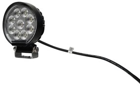 LED Faretto per macchina BLACK LED/36W/10-30V IP69 5700K arrotondato