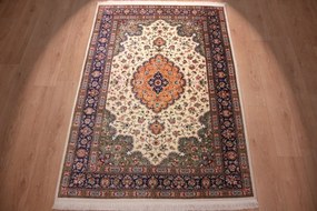 Ghom Tappeto persiano 140 x 210 (Iran) Annodato A Mano