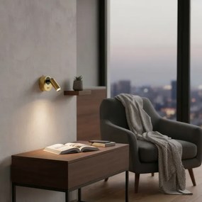 Ideal Lux - Luce Spot da parete a LED BEAN LED/3W/230V CRI 90 ottone