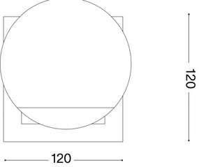 Ideal Lux - Lampada da tavolo LED ANGOLO 1xG9/3W/230V ottone