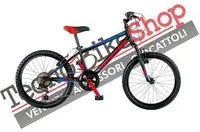 Bici Bambino MTB MBM District 20 pollici 6 Velocit colore Nero